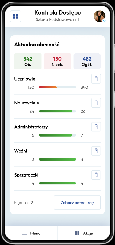 System kontroli dostepu - ekran 6
